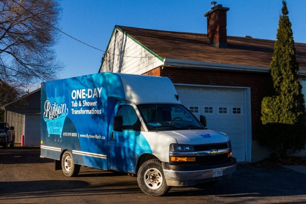bathroom renovations contractor Ottawa Bytown Better Baths truck