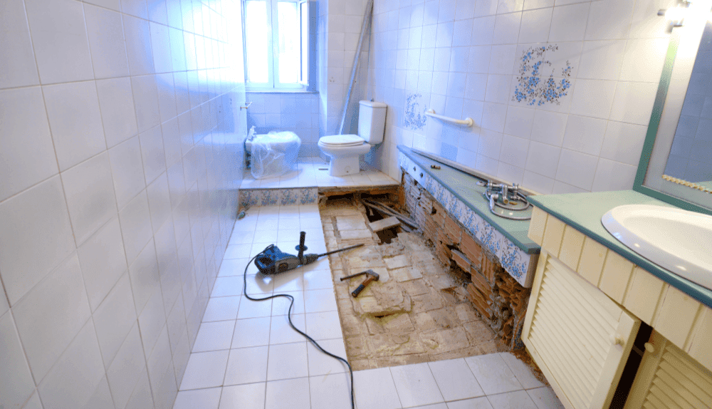 Heated bathroom floors in an Ottawa renovation