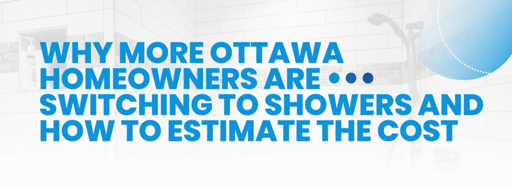 ottawa homeowners shower renovation