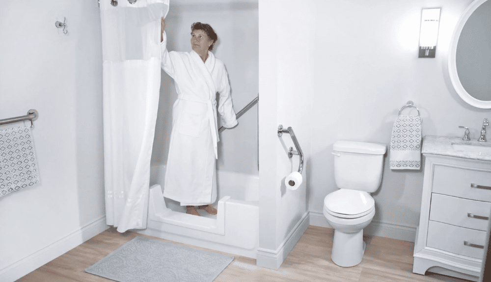 walk-thru walk-in tub