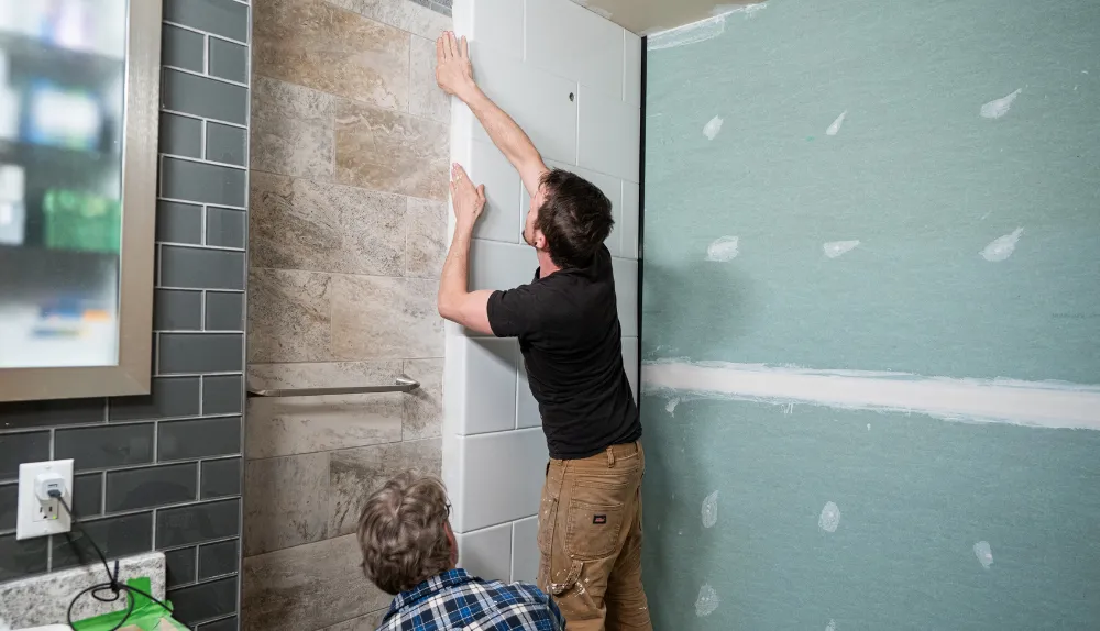 Bathroom renovation in an older Westboro home in Ottawa