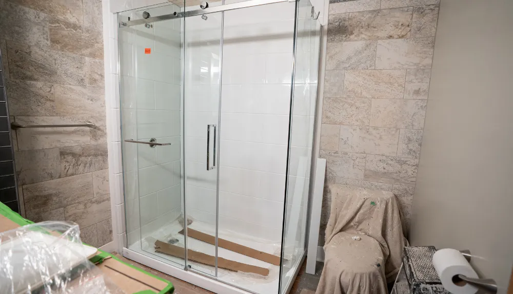 Builder grade bathroom upgrade in a Riverside South home in Ottawa