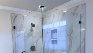 frameless shower door