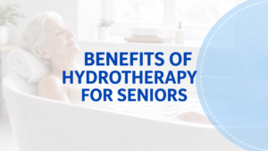 Hydrotherapy for seniors in a modern accessible Ottawa bathroom